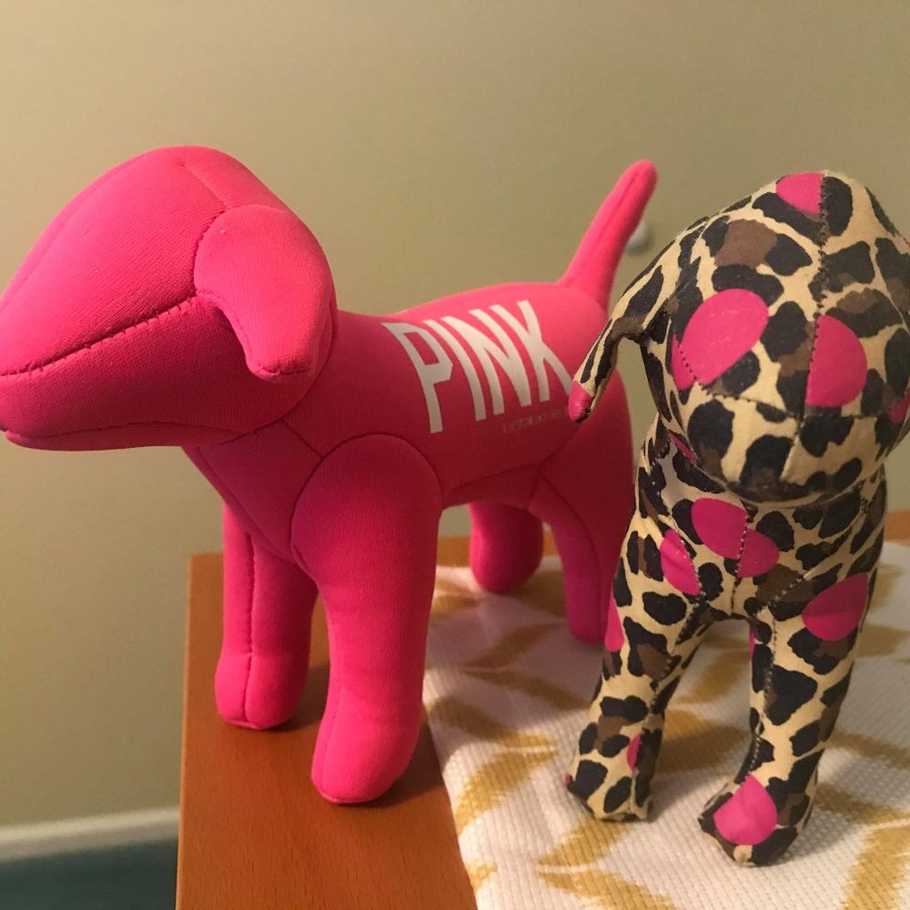 PINK Plush Dogs